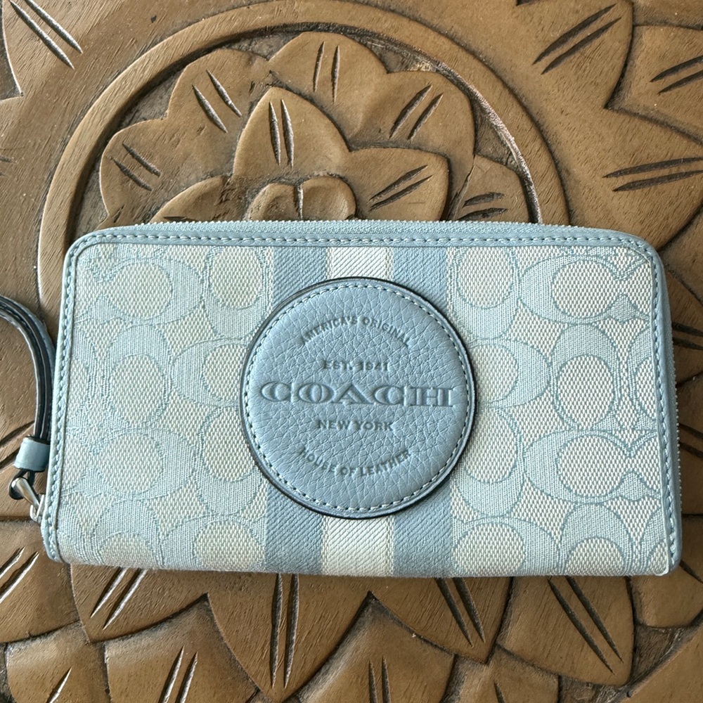 Coach Wallet C9073 Dempsey Large Wallet marble Honeybee Faye Honeybee Faye